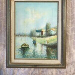 Oil On Canvas By P. Nelson